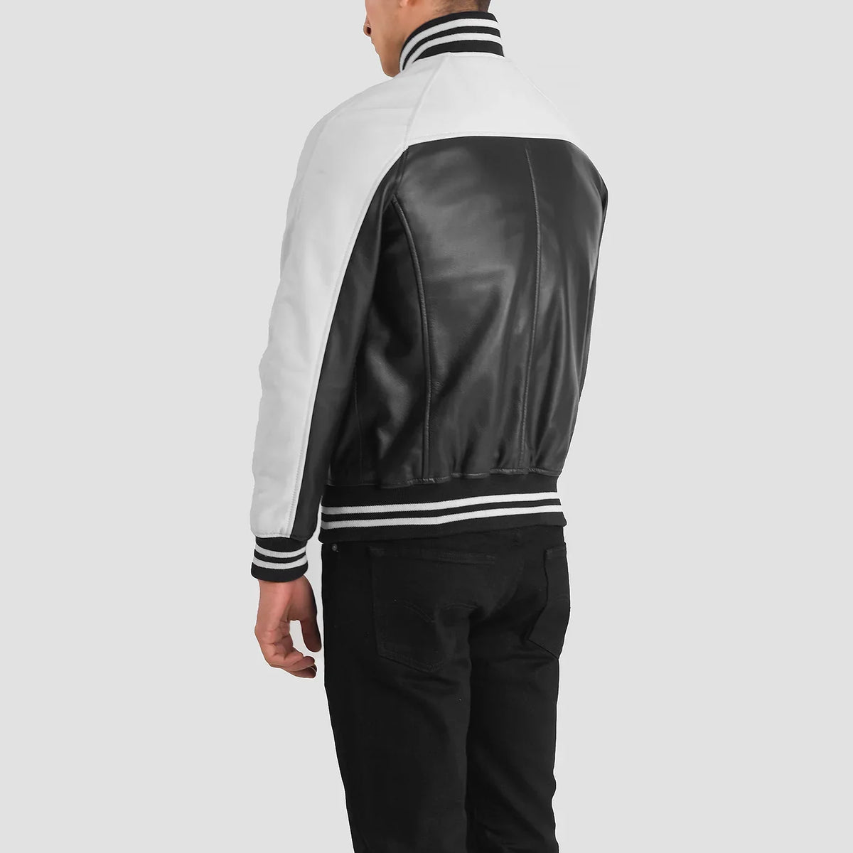 Terrance Black Varsity Jacket – alternate product view 5