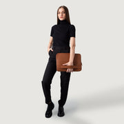 The Baxter Brown Leather Laptop Sleeve - image 2
