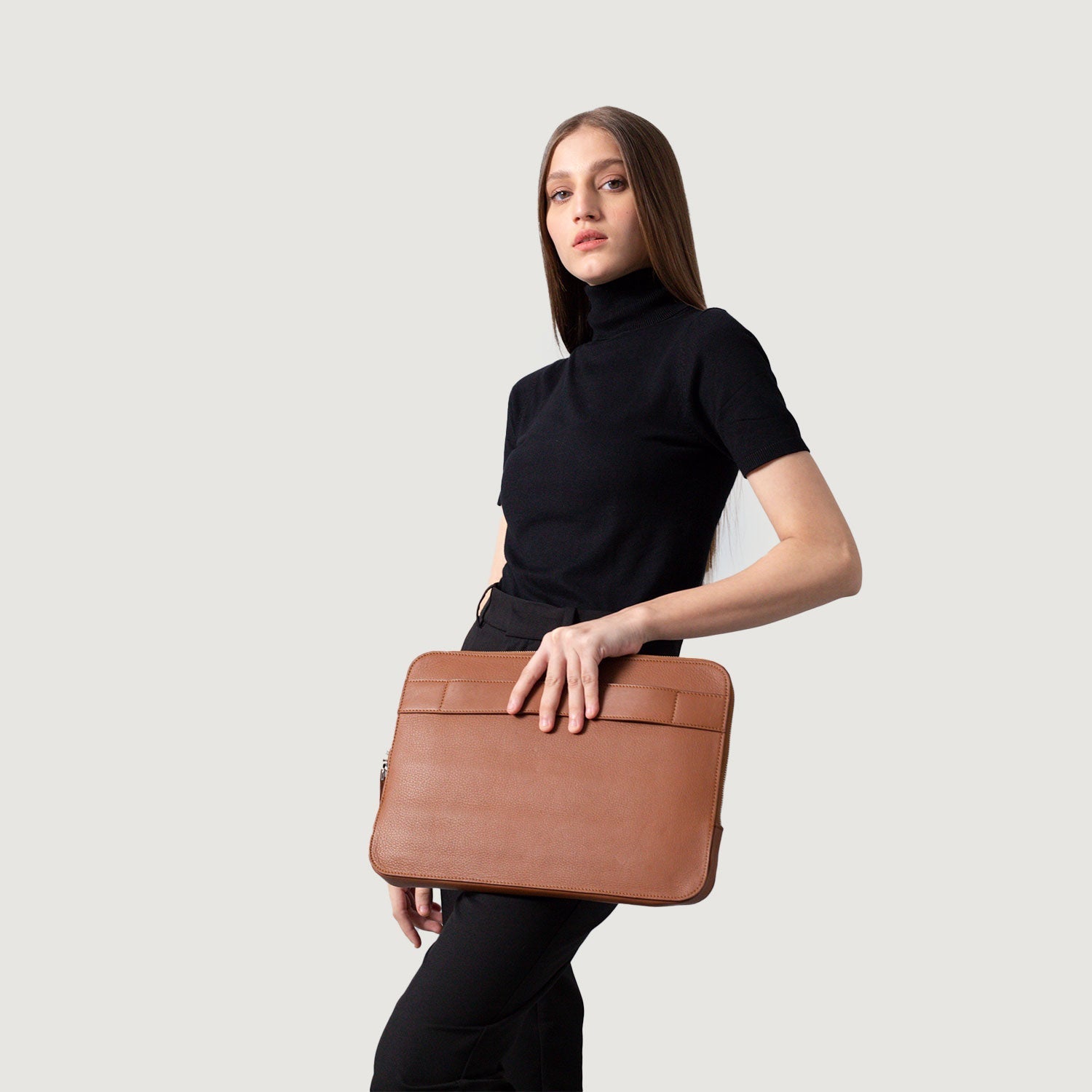 The Baxter Brown Leather Laptop Sleeve - image 5