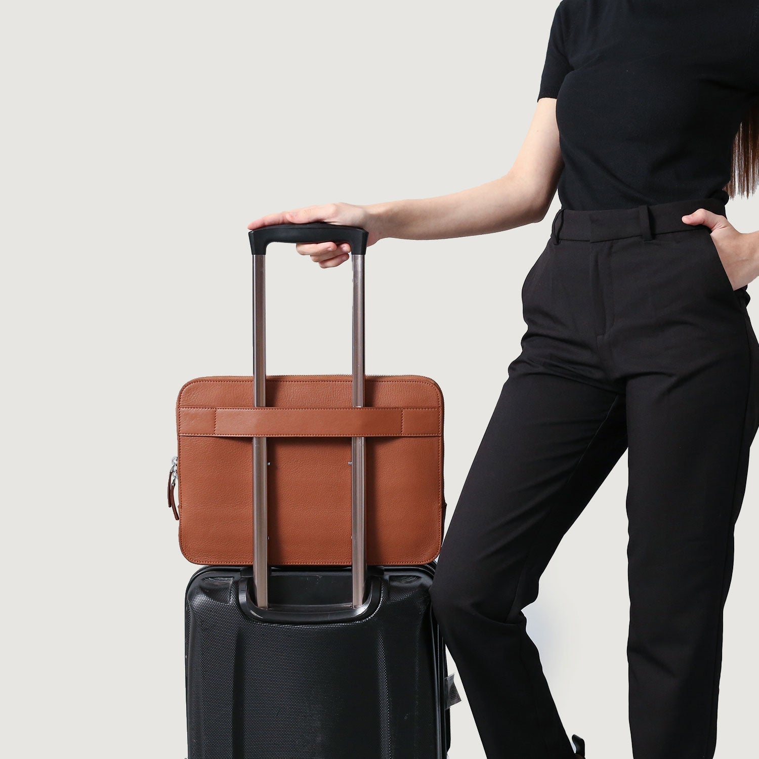 The Baxter Brown Leather Laptop Sleeve - image 8
