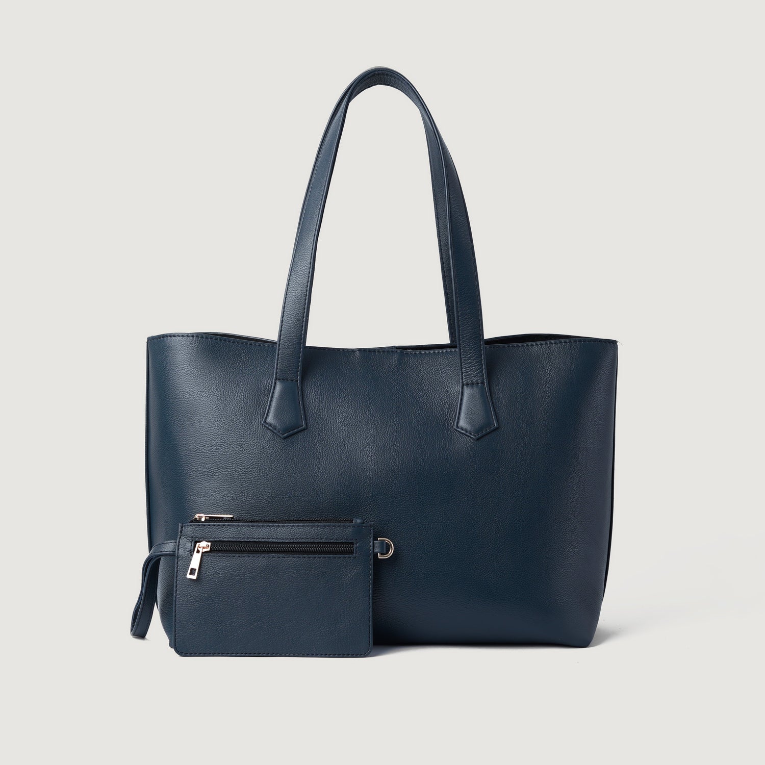 The Bianca Blue Leather Tote Bag - image 1