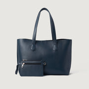 The Bianca Blue Leather Tote Bag - image 1