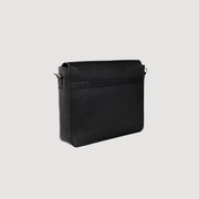 The Carismatico Black Leather Messenger Bag - image 3