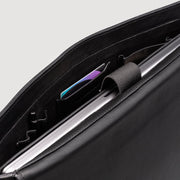 The Carismatico Black Leather Messenger Bag - image 7