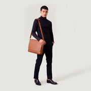 
The Carismatico Leather Messenger Bag – alternate product view 2