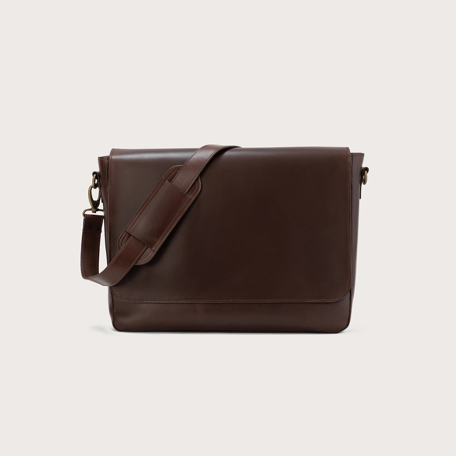 The Carismatico Vintage Brown Leather Messenger Bag - image 1