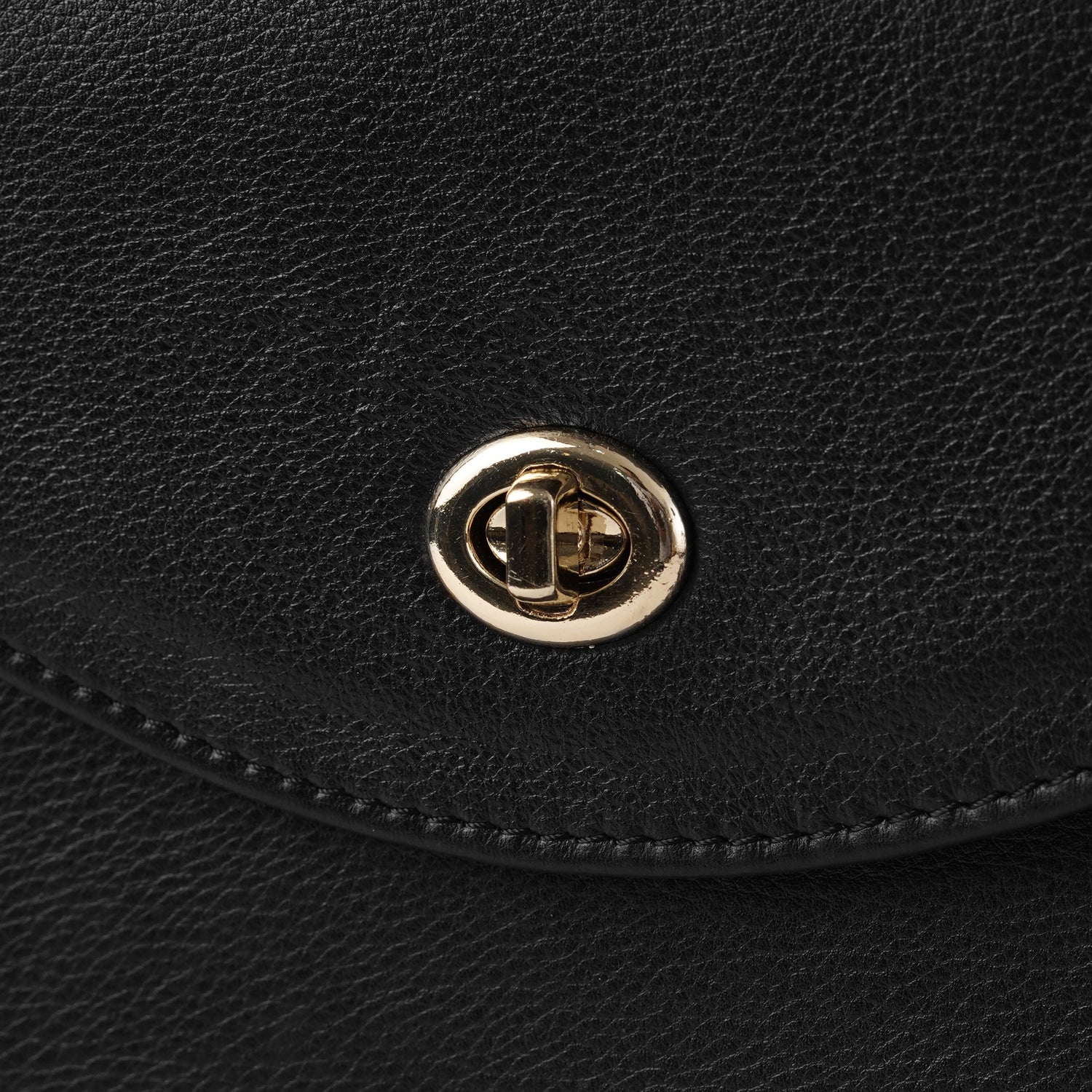 The Sandra Black Leather Saddle Bag - image 7