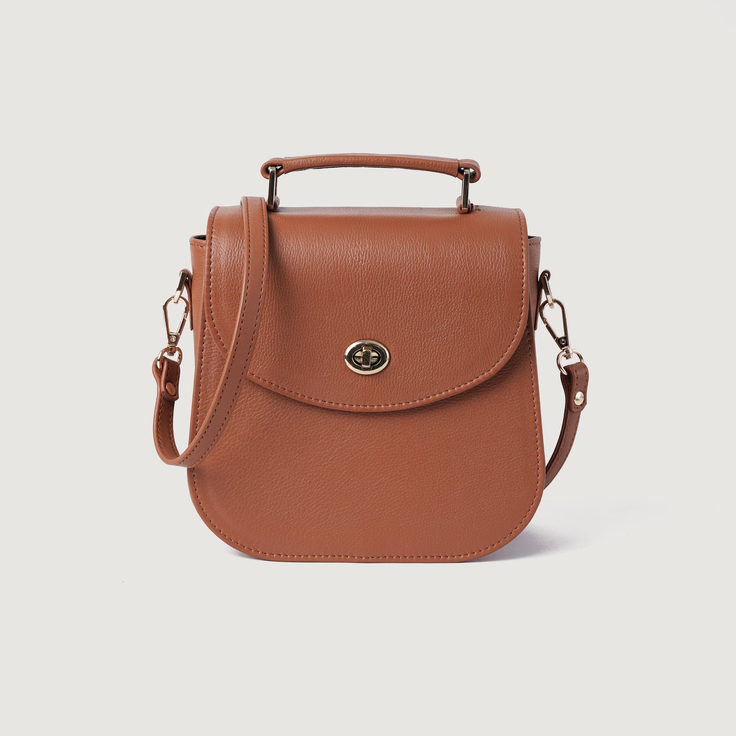 The Sandra Brown Leather Saddle Bag - image 1