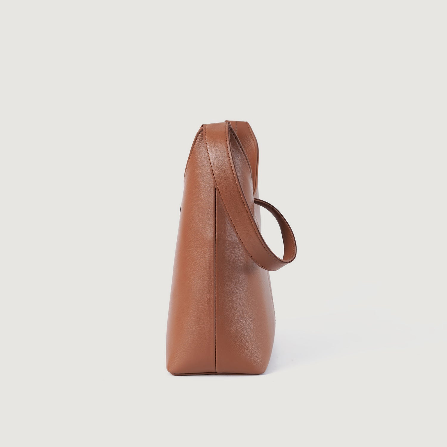 The Stefani Brown Leather Hobo Bag - image 6
