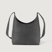 The Stefani Grey Leather Hobo Bag - image 3