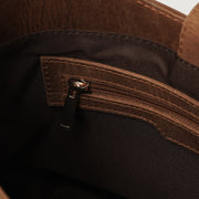 The Stefani Vintage Tan Brown Leather Hobo Bag - image 5