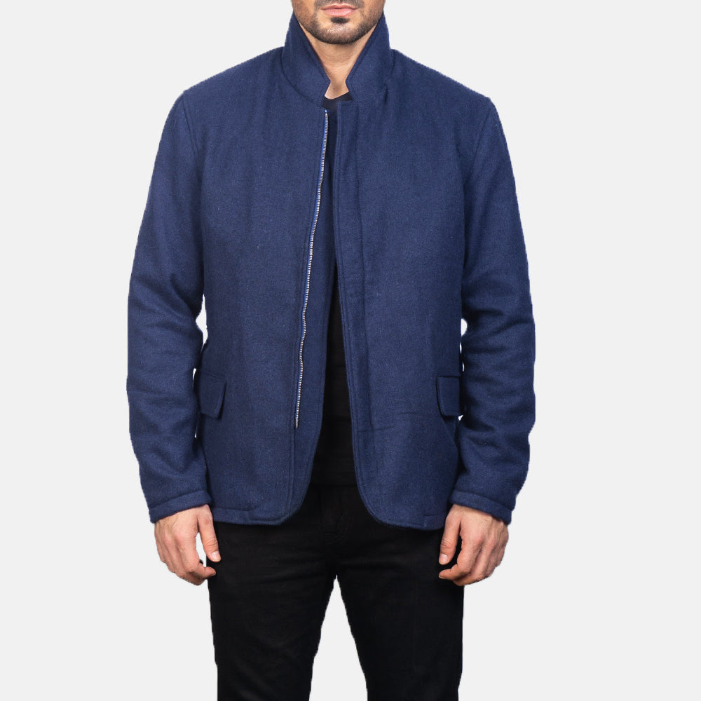 Thomas Blue Wool Jacket - image 1