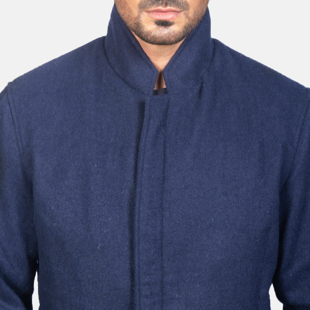Thomas Blue Wool Jacket - image 6