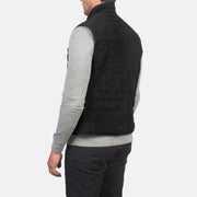 Tony Black Suede Vest - image 5