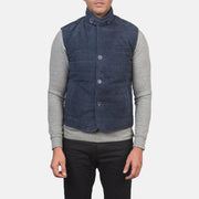 Tony Blue Suede Vest - image 4