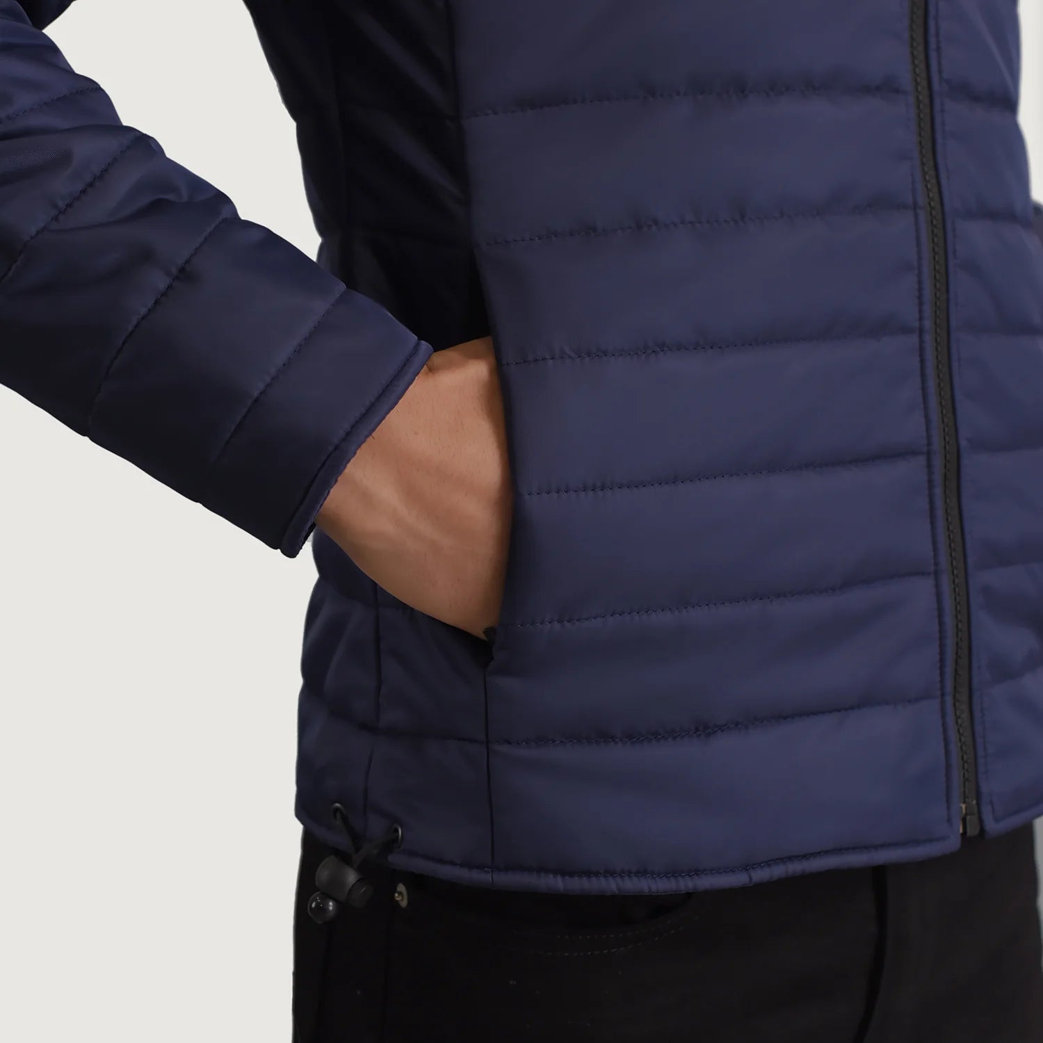 Tyler Blue Hooded Puffer Jacket - image 6