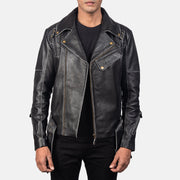 Authentic Cow Hide Leather Grain Texture & Heavy-Duty Seam Stitching Detail