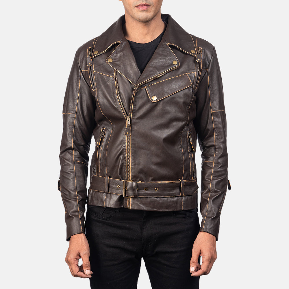 Vincent Black Biker Jacket – alternate product view 3