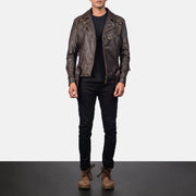 Vincent Black Biker Jacket – alternate product view 4