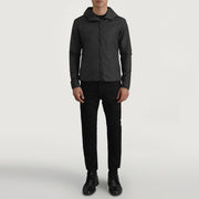 Wesley Black Hooded Windbreaker Jacket - image 3