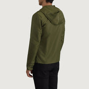 Wesley Green Hooded Windbreaker Jacket - image 5