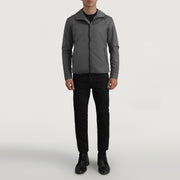Wesley Grey Hooded Windbreaker Jacket - image 3