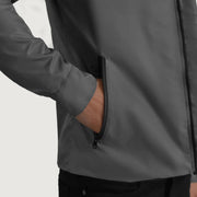 Wesley Grey Hooded Windbreaker Jacket - image 6