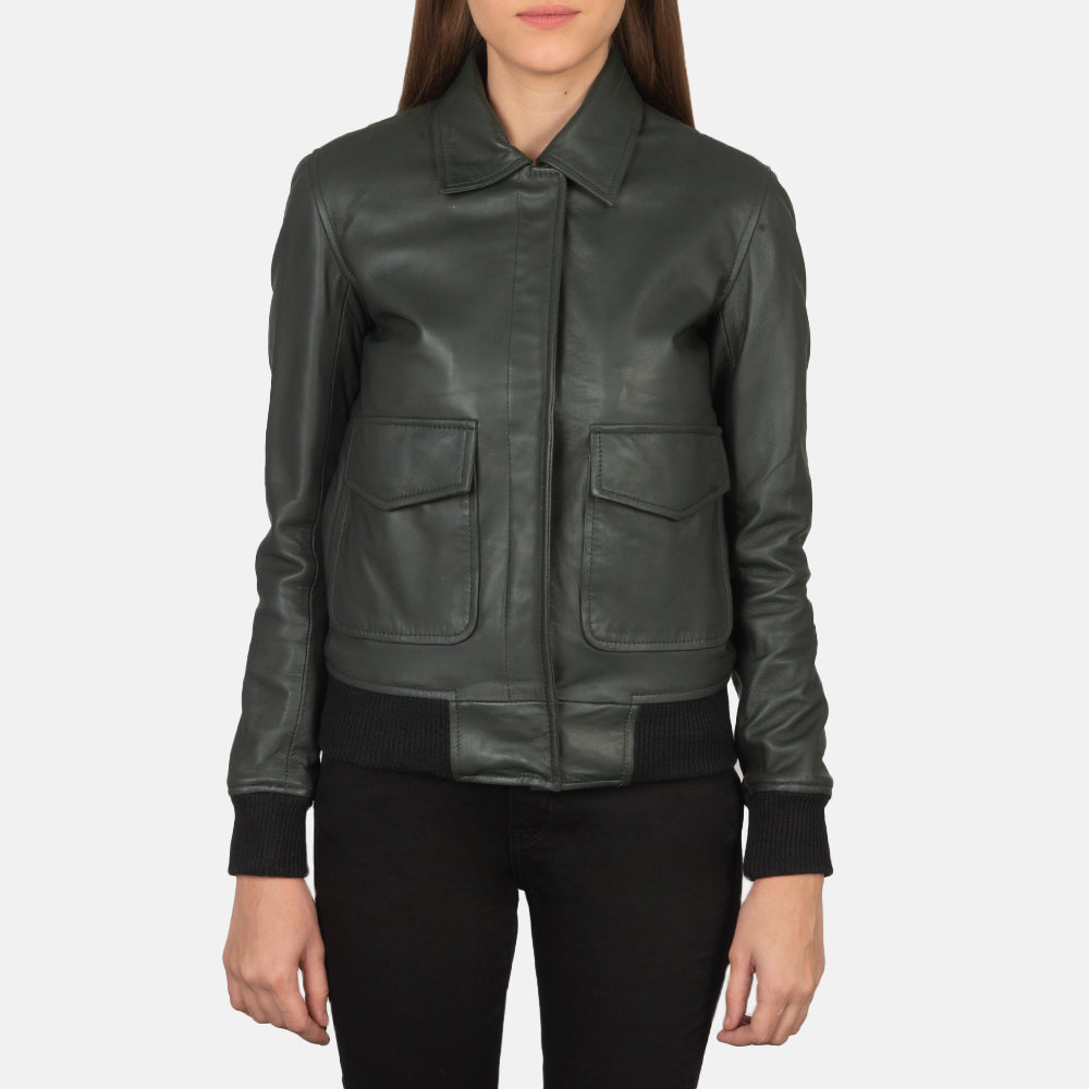 Westa A-2 Leather Bomber Jacket – alternate product view 4