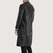 Authentic Sheepskin Leather with Semi-aniline Finish Grain Texture & Heavy-Duty Seam Stitching Detail