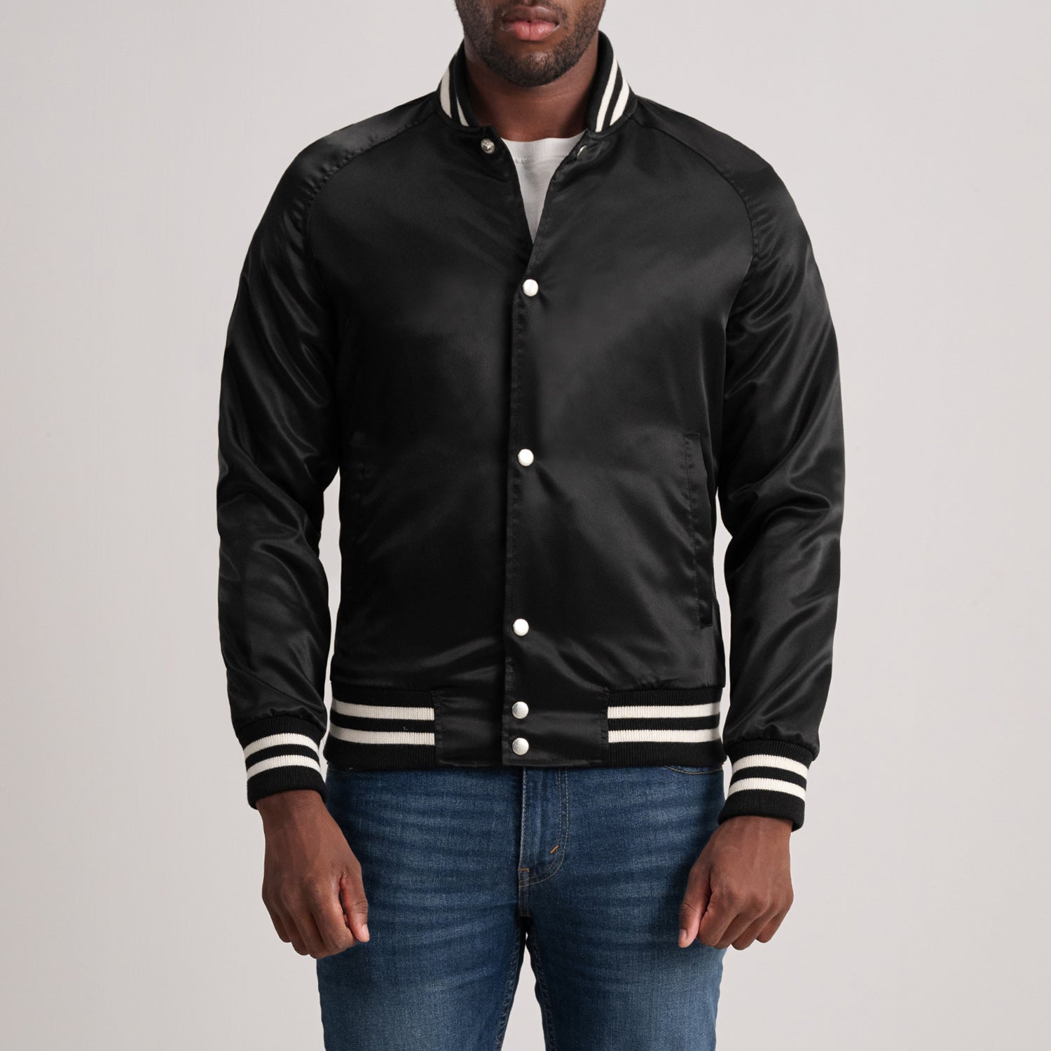 Xander Black Varsity Jacket - image 1