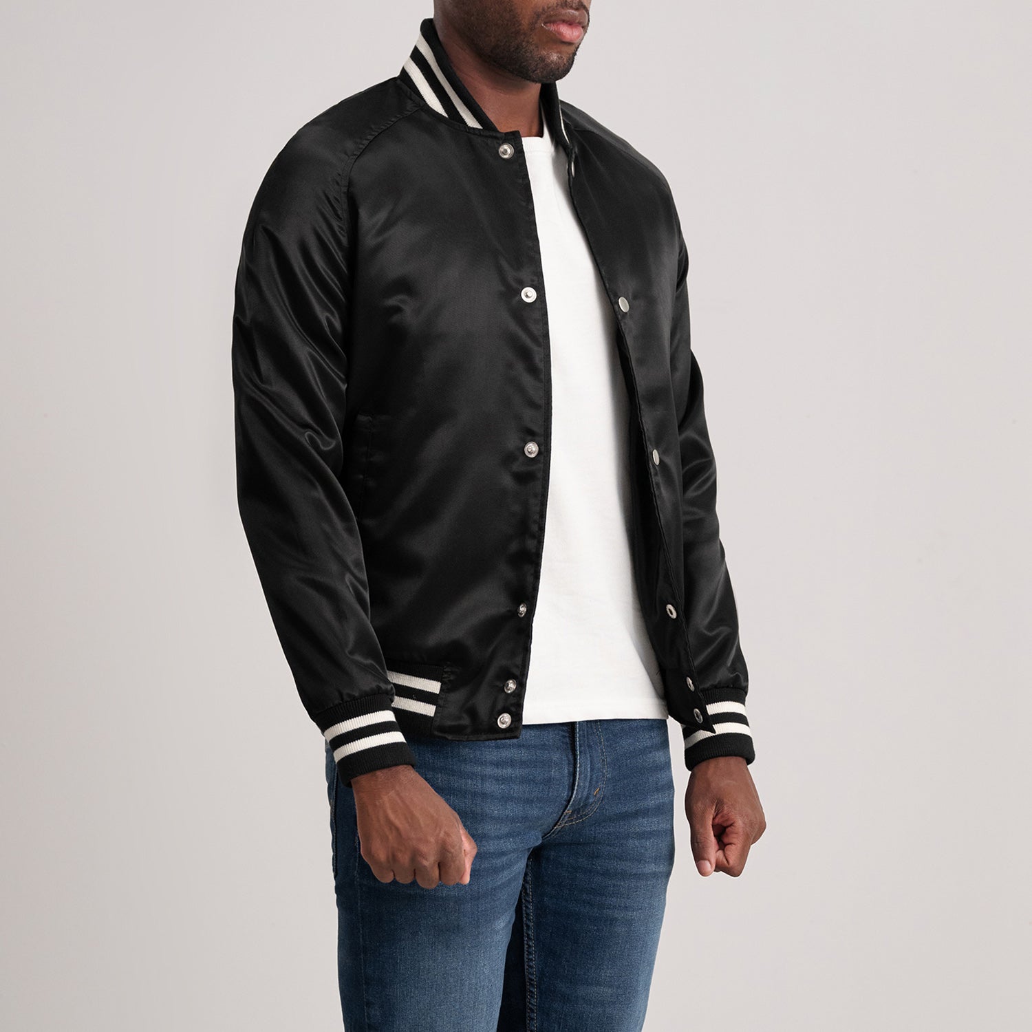 Xander Black Varsity Jacket - image 2