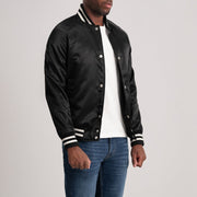 Xander Black Varsity Jacket - image 2