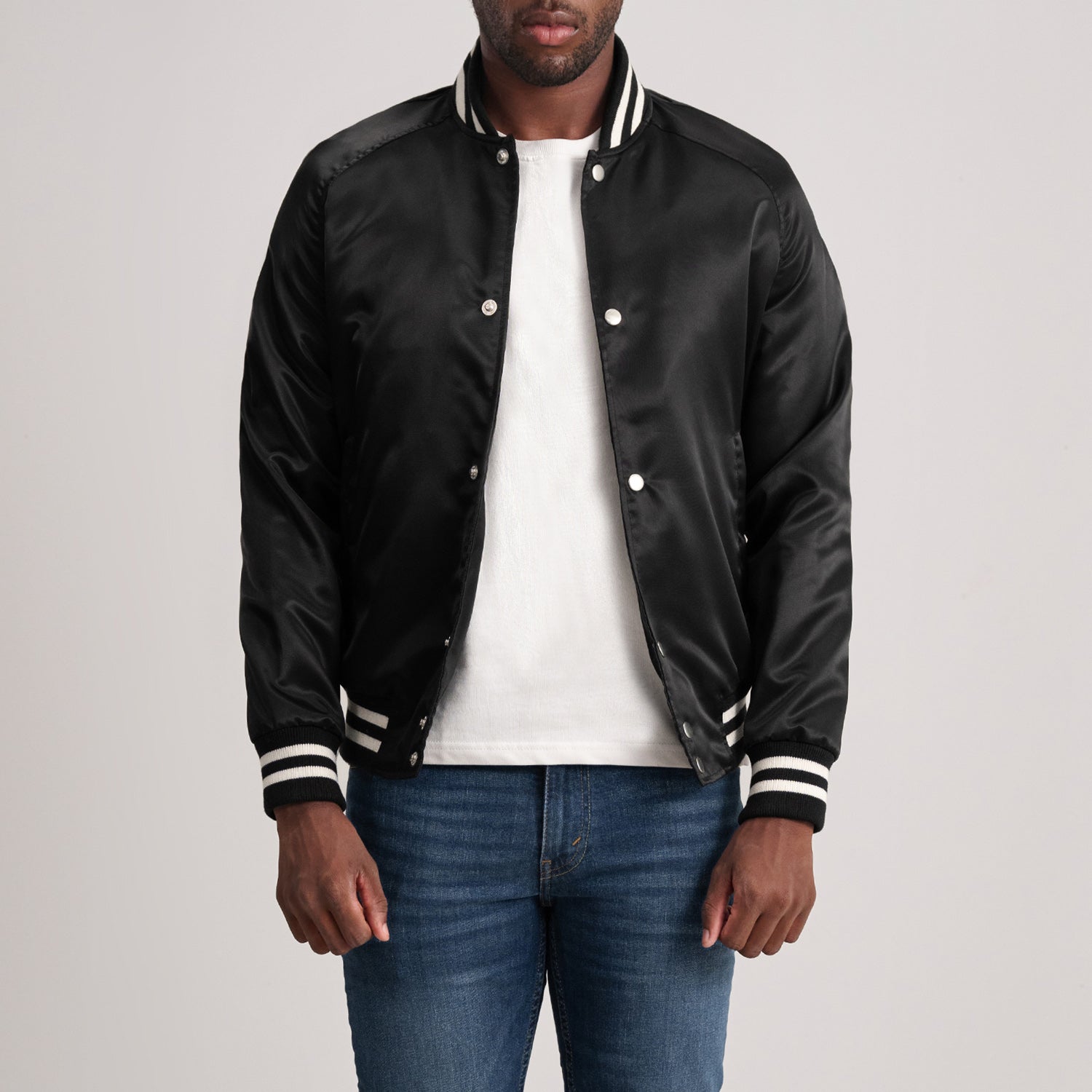 Xander Black Varsity Jacket - image 3