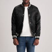 Xander Black Varsity Jacket - image 3