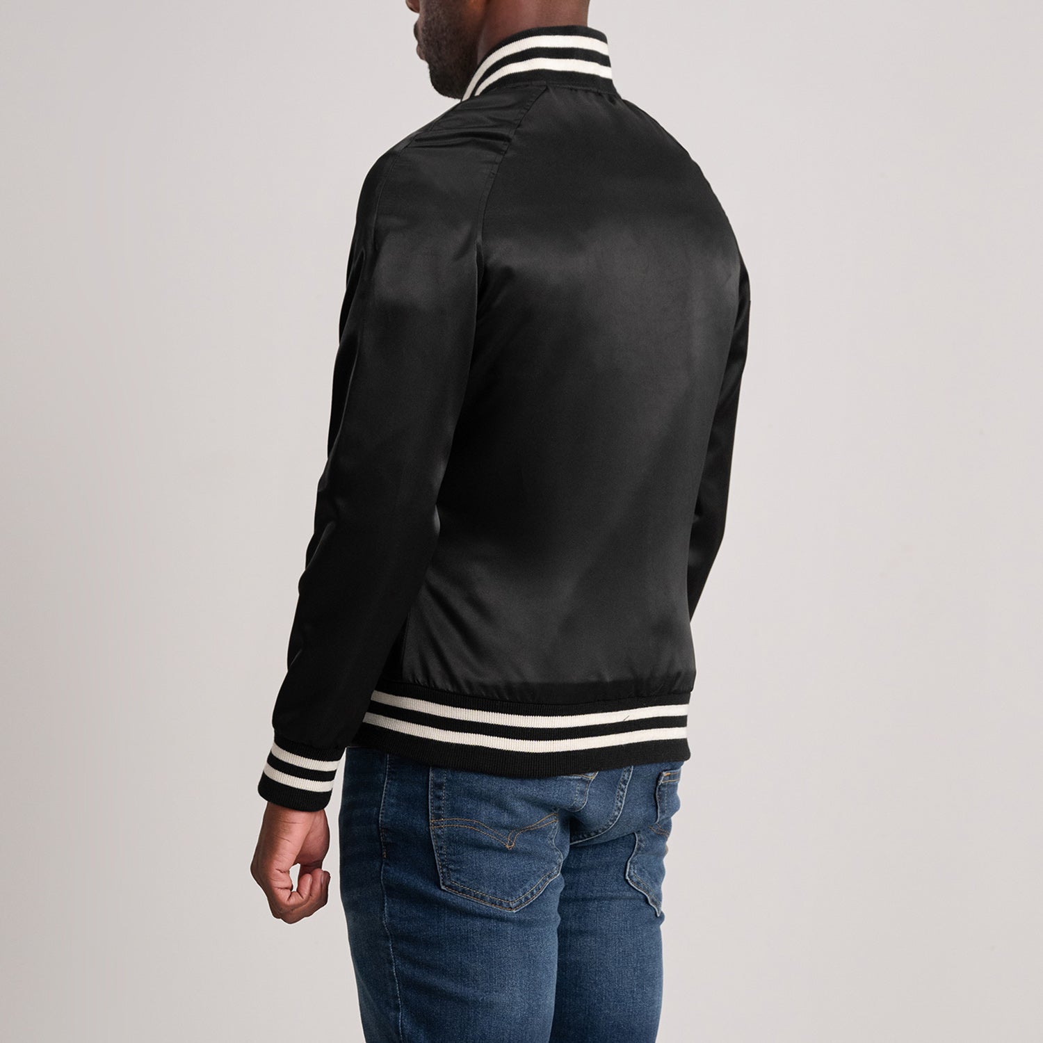 Xander Black Varsity Jacket - image 5
