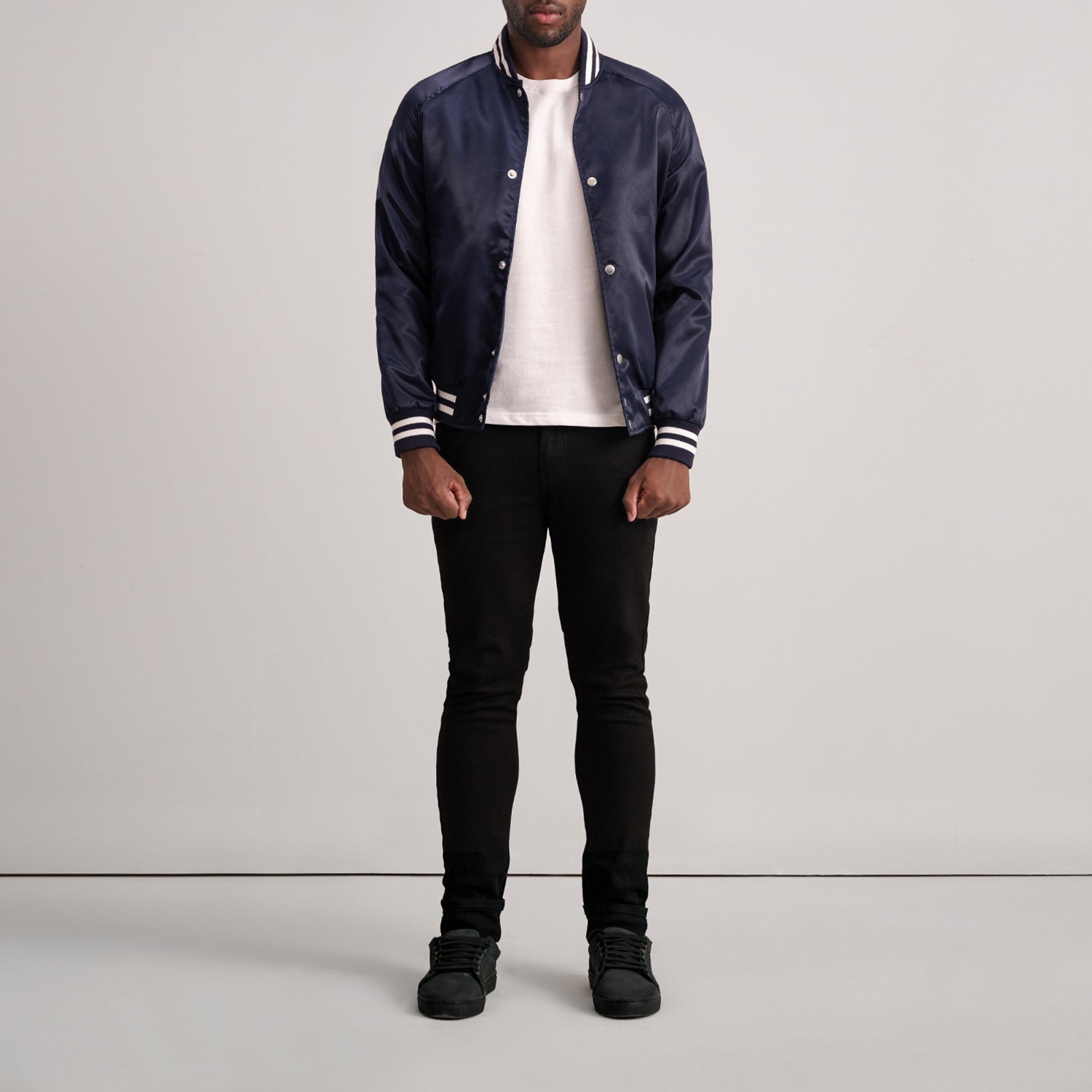 Xander Blue Varsity Jacket - image 4