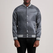 Xander Grey Varsity Jacket - image 1