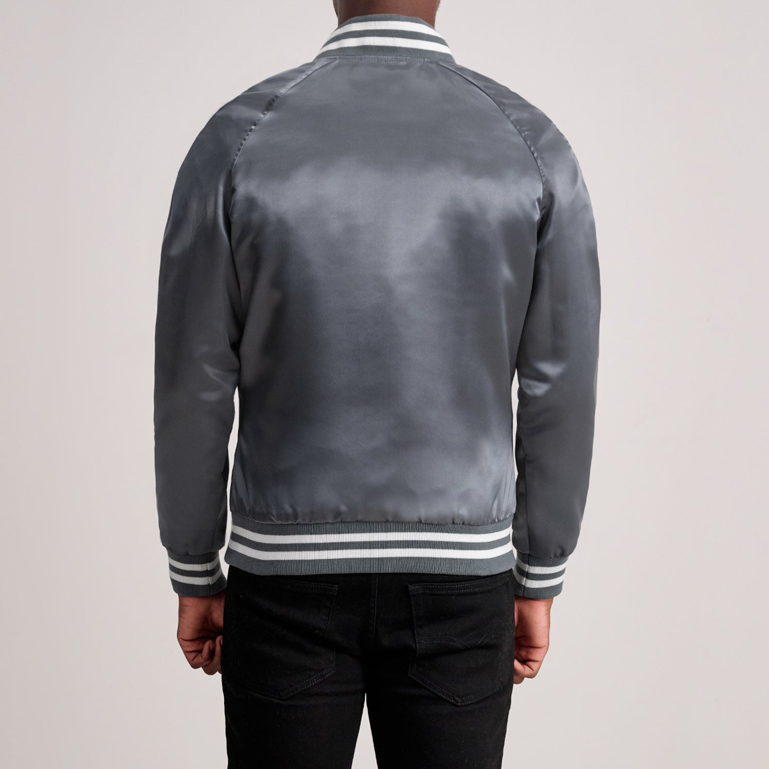 Xander Grey Varsity Jacket - image 5