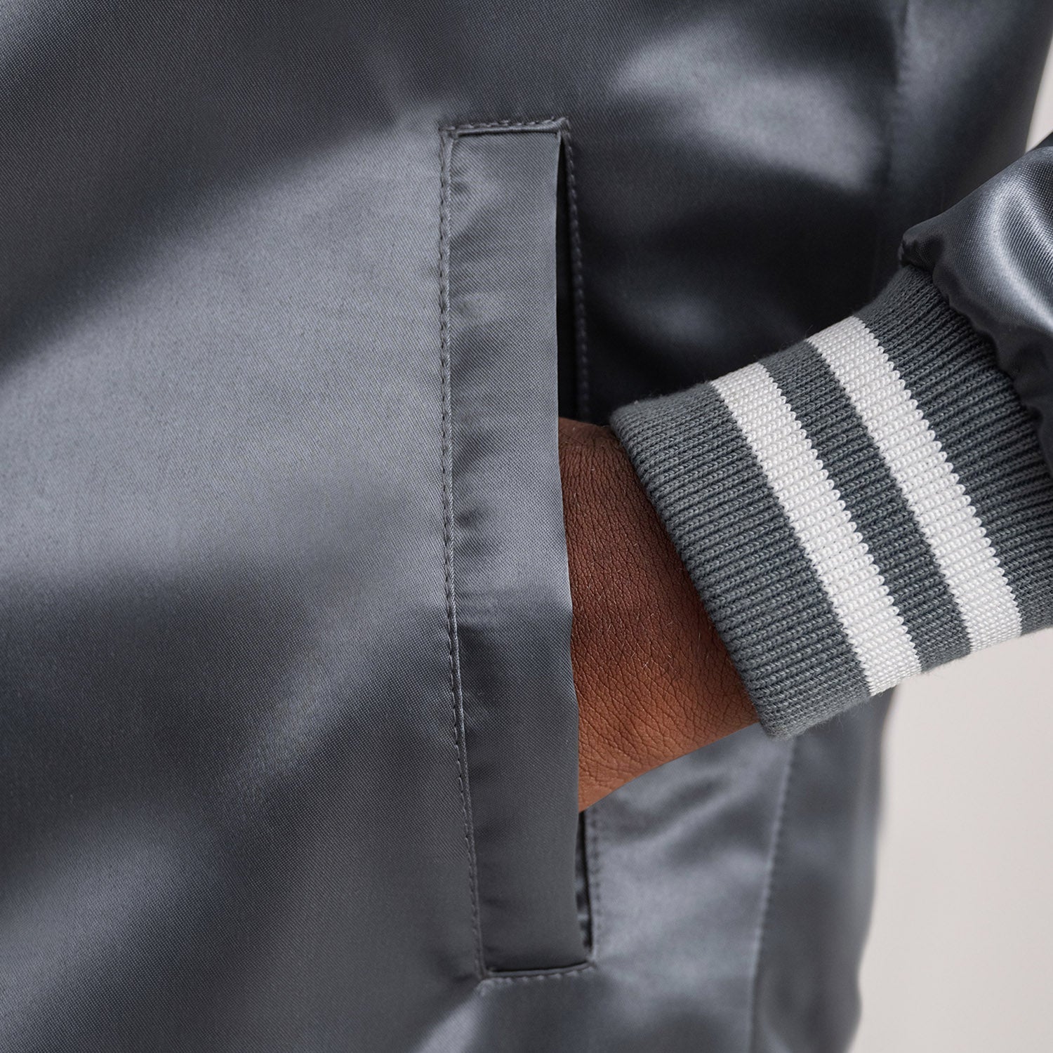Xander Grey Varsity Jacket - image 6