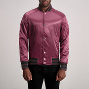 Xander Maroon Varsity Jacket - image 1