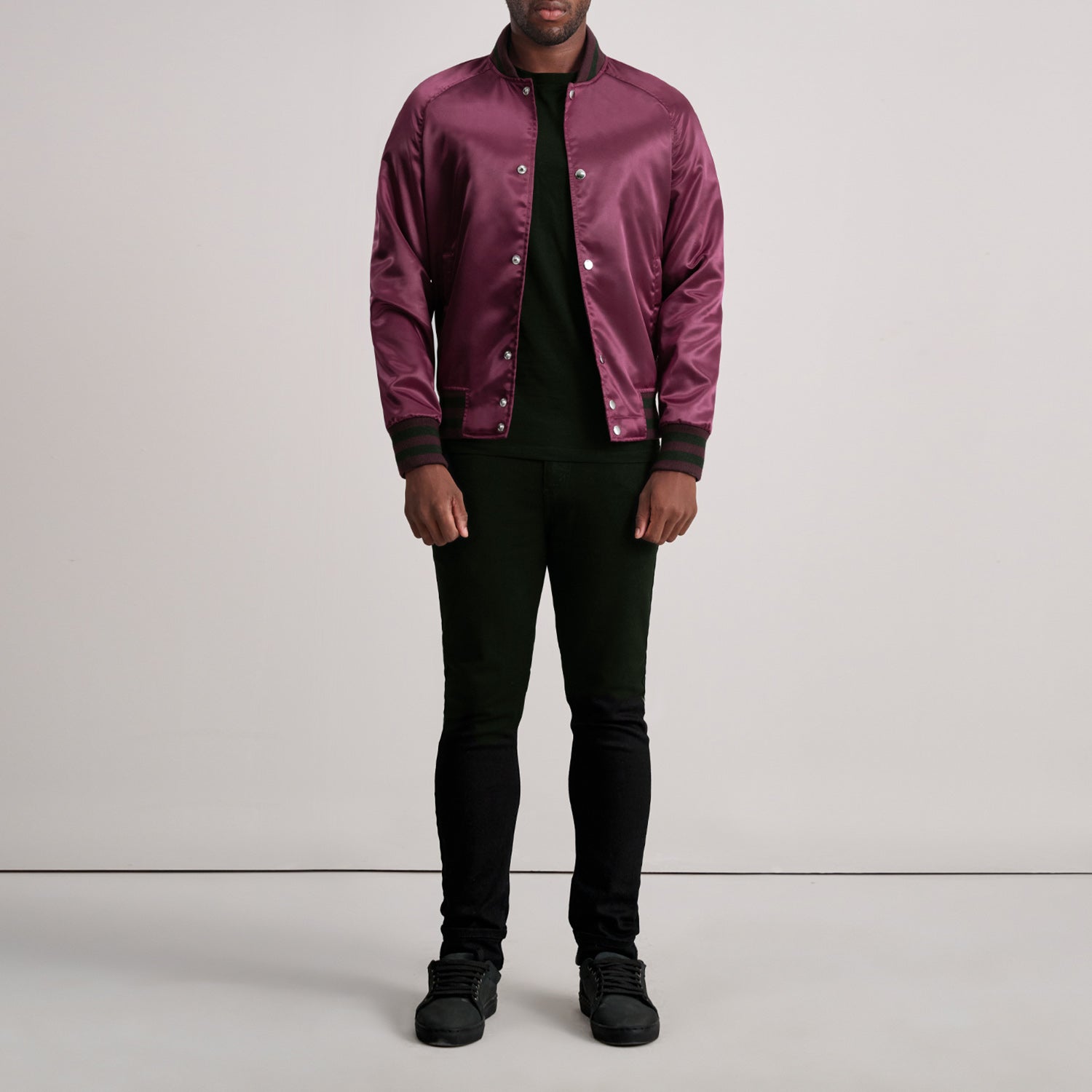 Xander Maroon Varsity Jacket - image 4