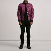 Xander Maroon Varsity Jacket - image 4
