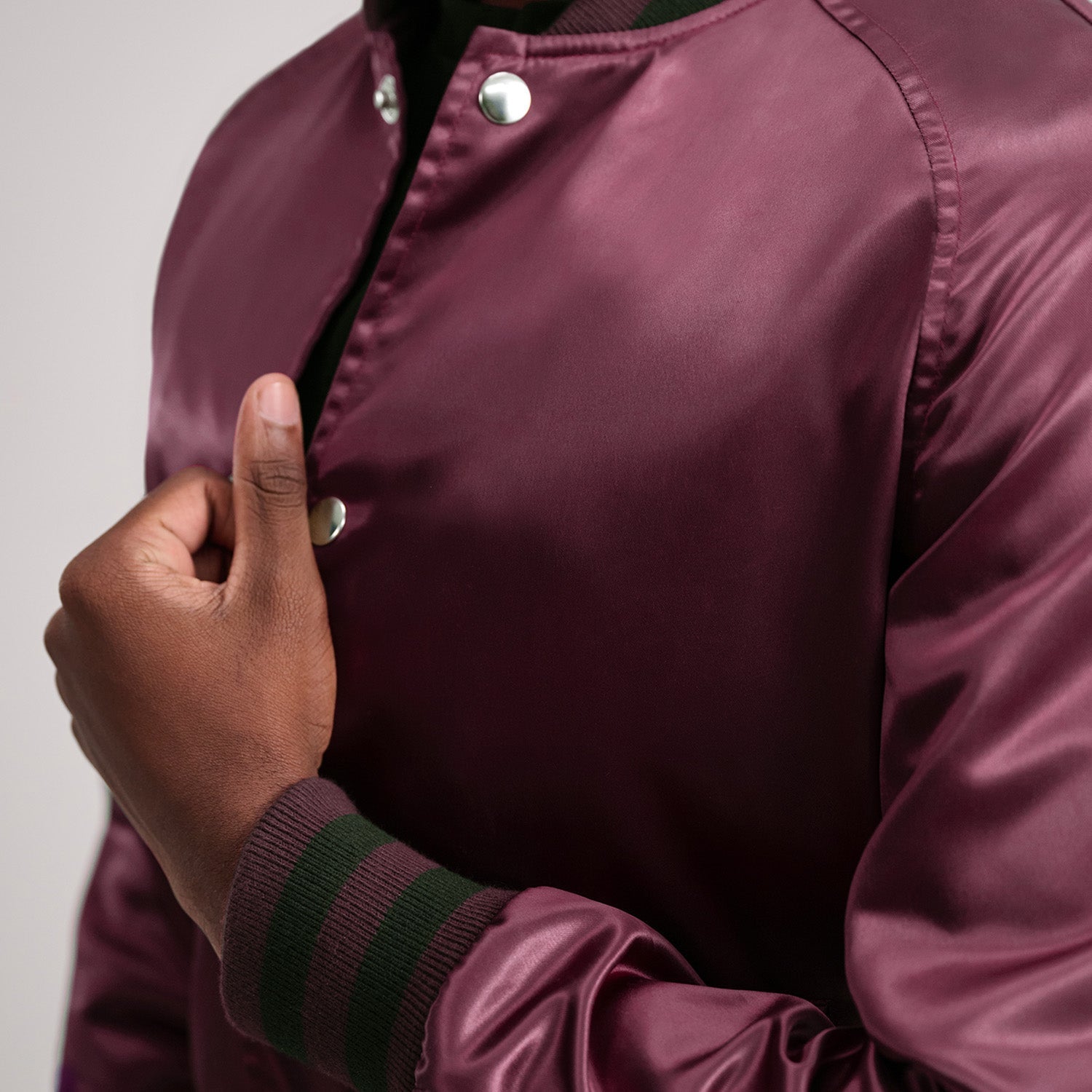 Xander Maroon Varsity Jacket - image 6