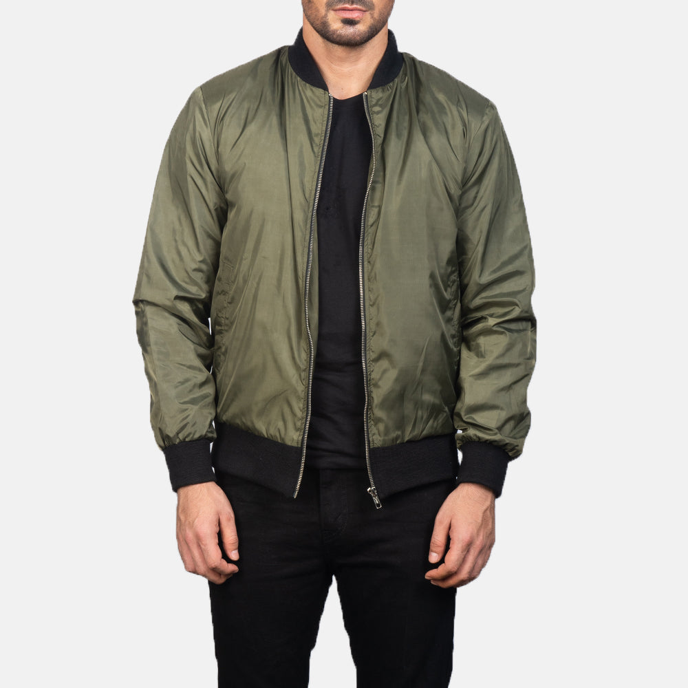 Zack Green Bomber Jacket - image 1