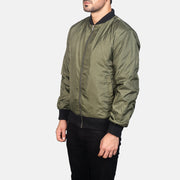 Zack Green Bomber Jacket - image 2