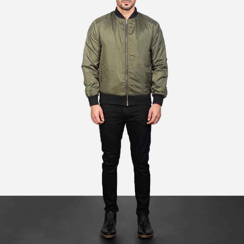 Zack Green Bomber Jacket - image 3