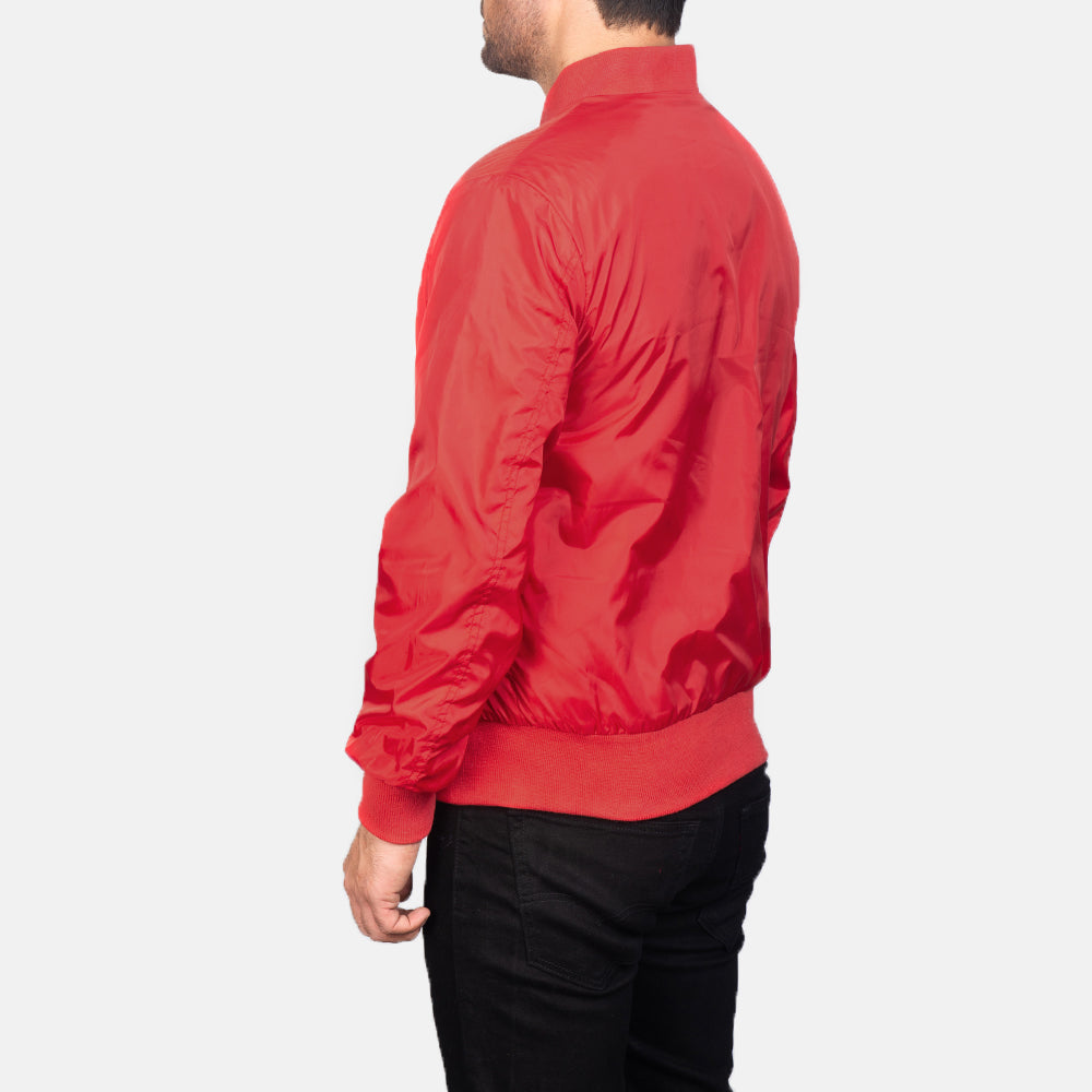 Zack Red Bomber Jacket - image 5