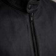 Authentic Cowhide Leather with Aniline Finish Grain Texture & Heavy-Duty Seam Stitching Detail