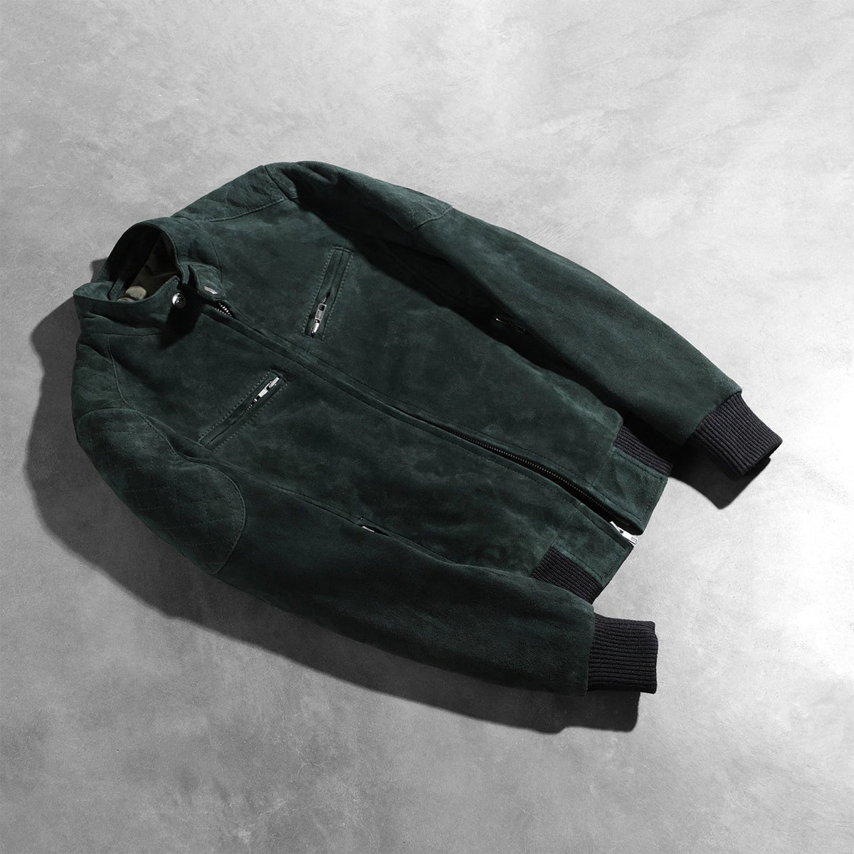 Zenna Leather Bomber Jacket – alternate product view 7