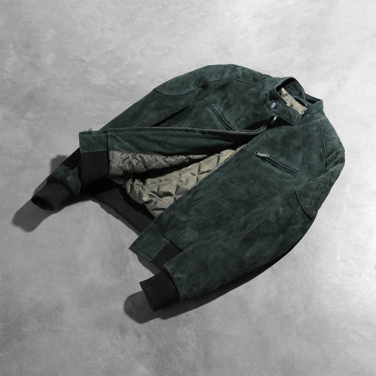 Zenna Leather Bomber Jacket – alternate product view 8
